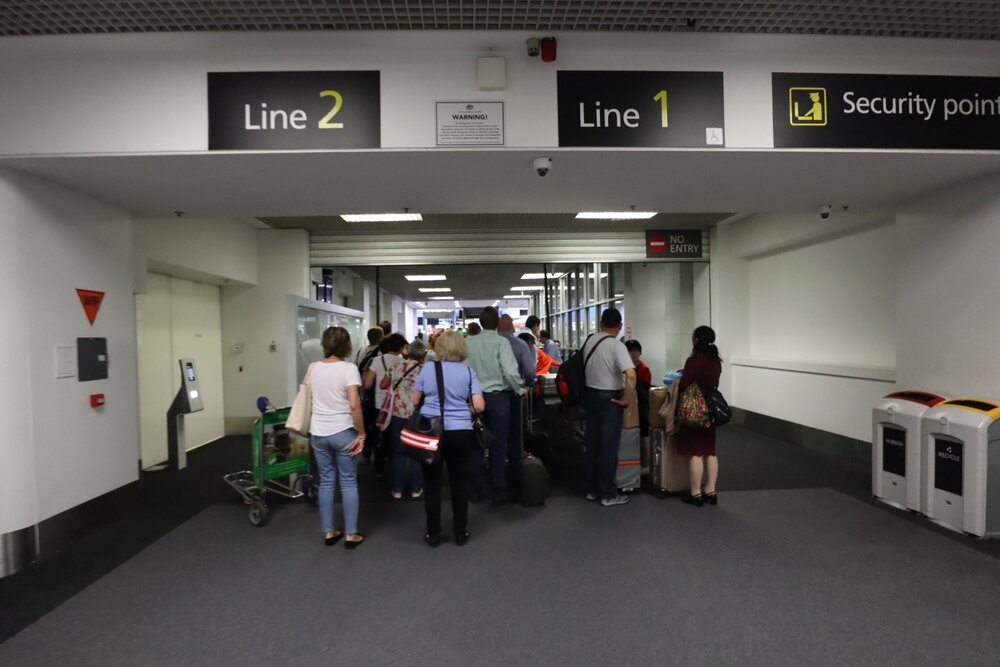 Melbourne Airport – Security checkpoint