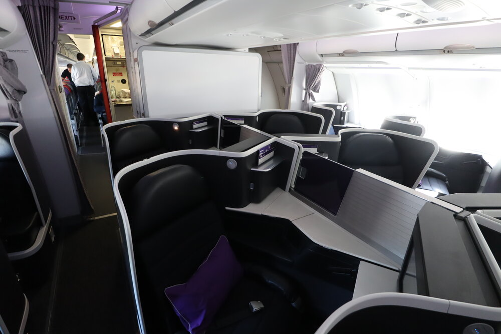 Virgin Australia business class – Cabin