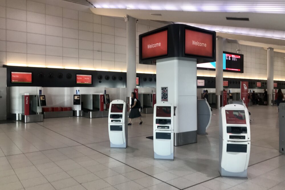 Perth Airport – Qantas check-in