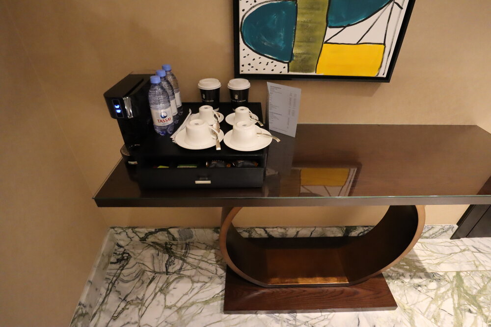 The Ritz-Carlton, Almaty – Club Suite coffee machine