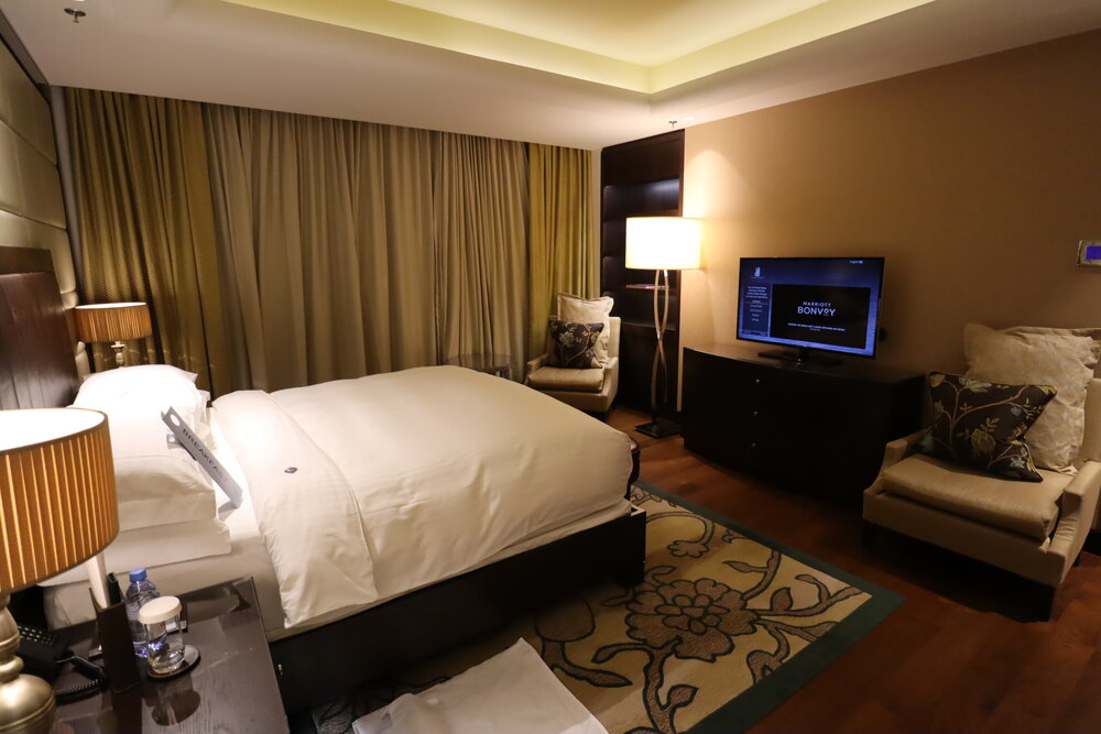 The Ritz-Carlton, Almaty – Club Suite bedroom