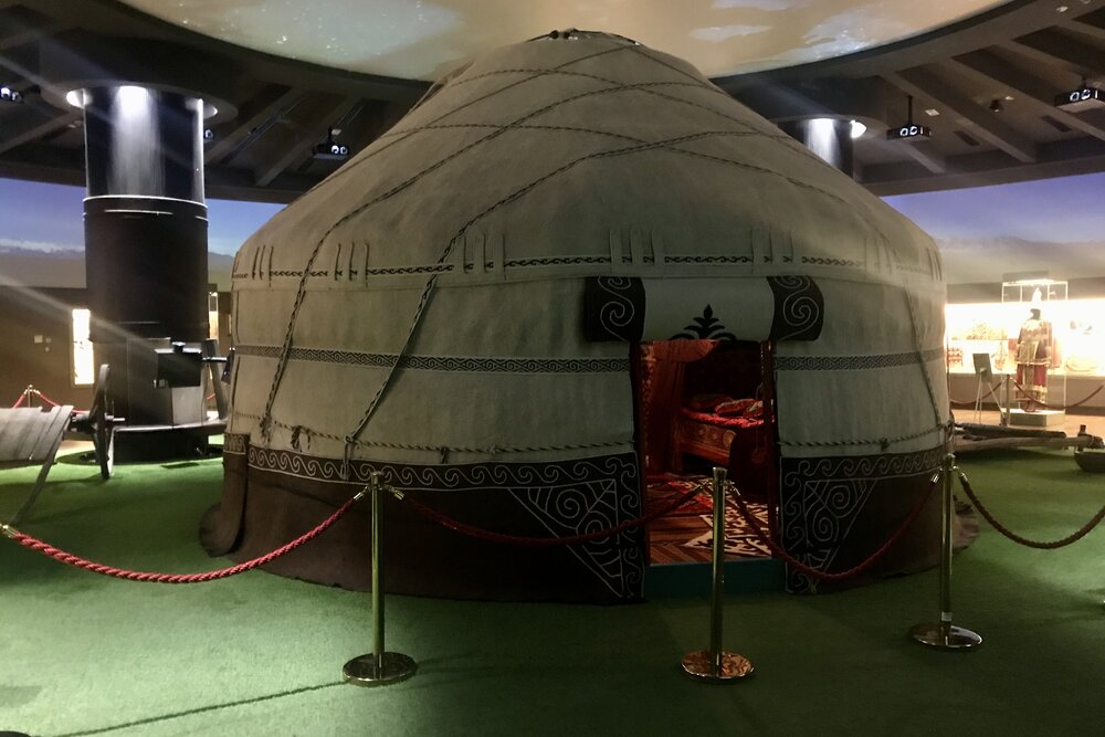 Traditional nomadic yurt