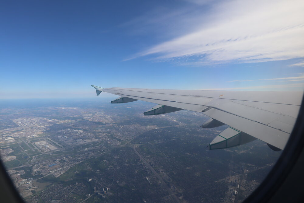 Air Canada Jetz A319 – Views on takeoff from Toronto