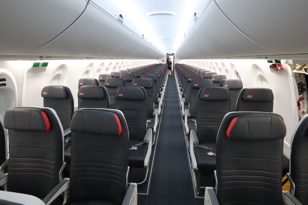 Air Canada Airbus A220 – Economy class