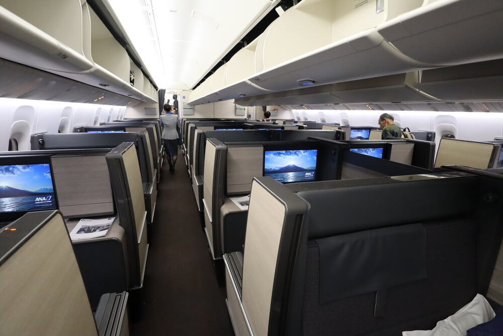 ANA 777 new business class – Main cabin