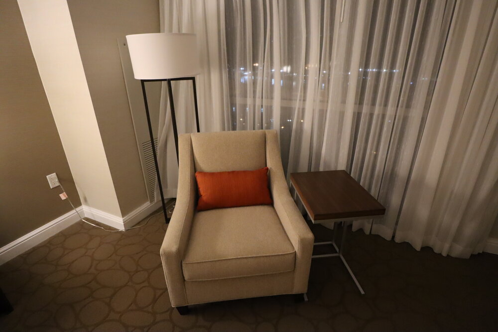 Delta St. John’s – Whirlpool Suite bedroom sitting area