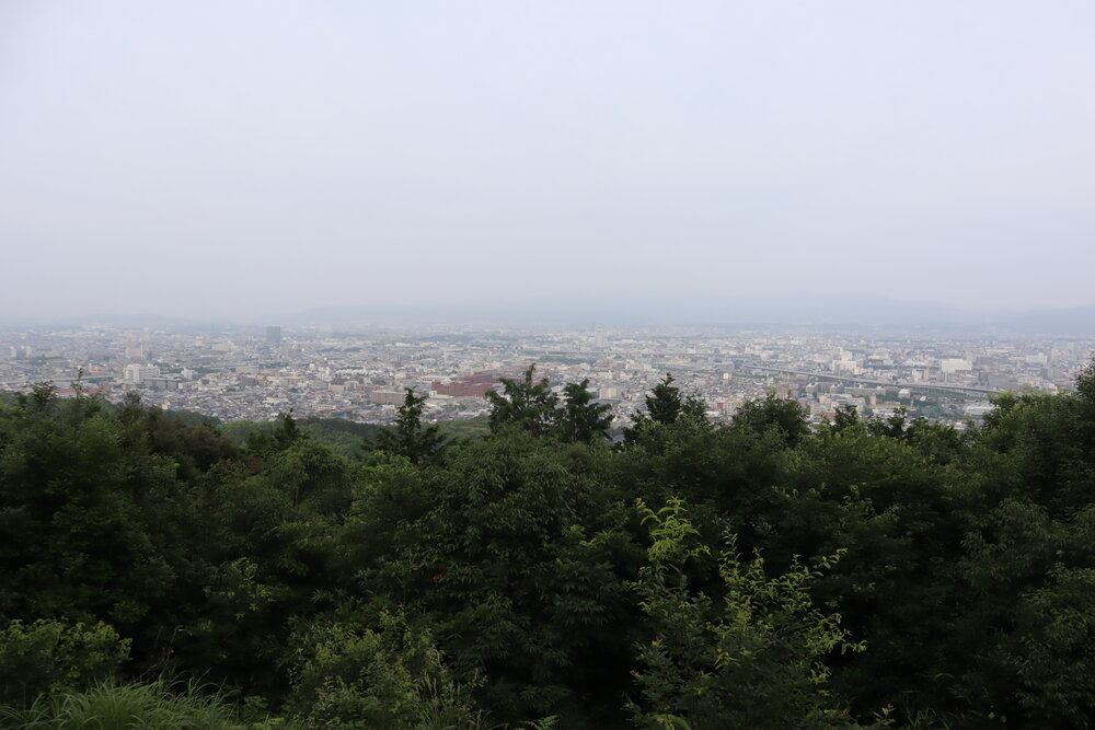 Fushimi Inari-taisha – View from summit of mountain