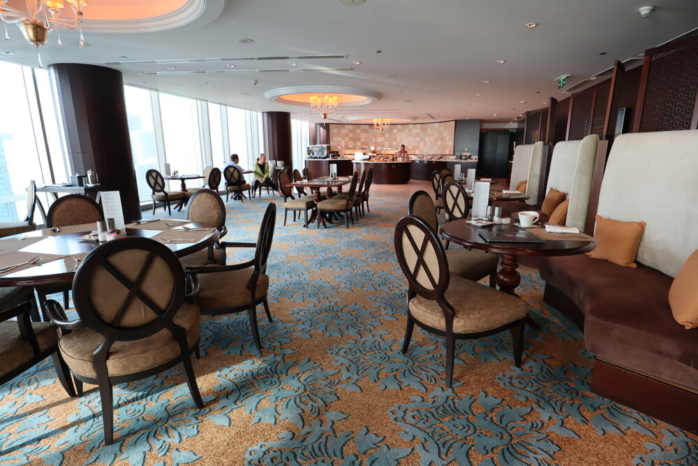 JW Marriott Marquis Doha City Center – Executive Lounge dining area