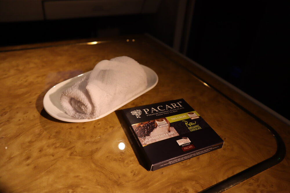 Emirates A380 First Class – Chocolate