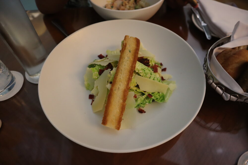 Emirates First Class Lounge (Concourse A) – Caesar salad