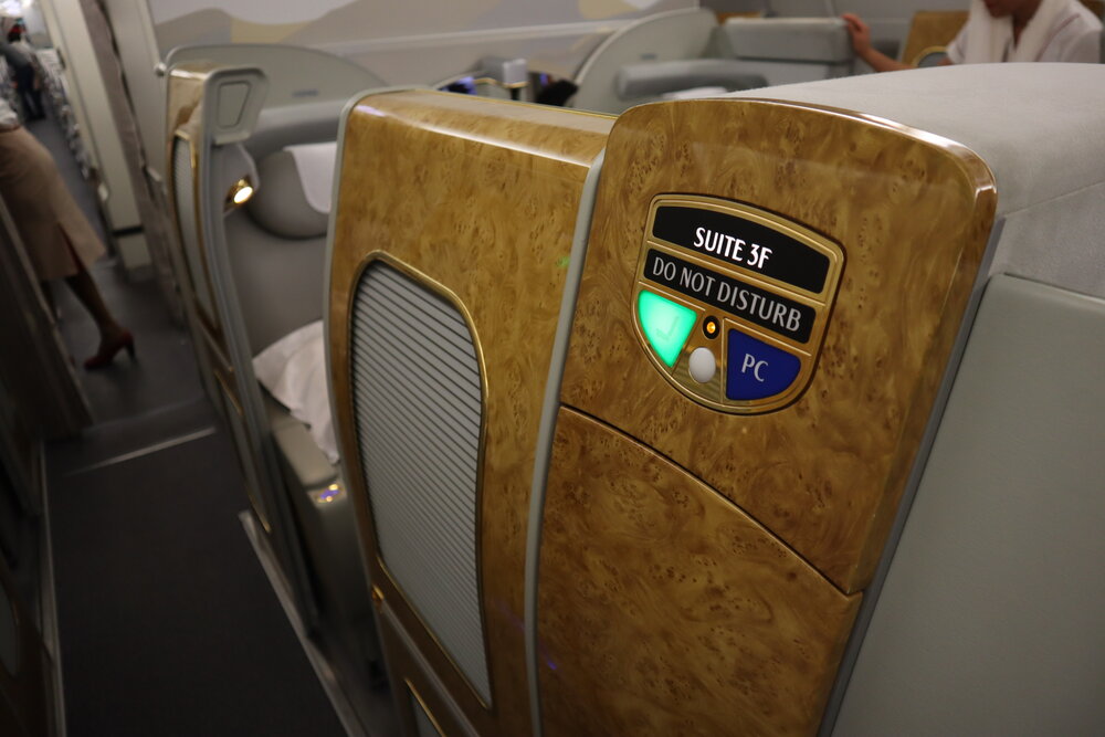 Emirates A380 First Class – Seat 3F