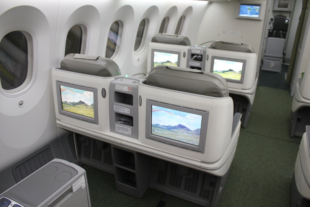 Ethiopian Airlines business class – Cabin