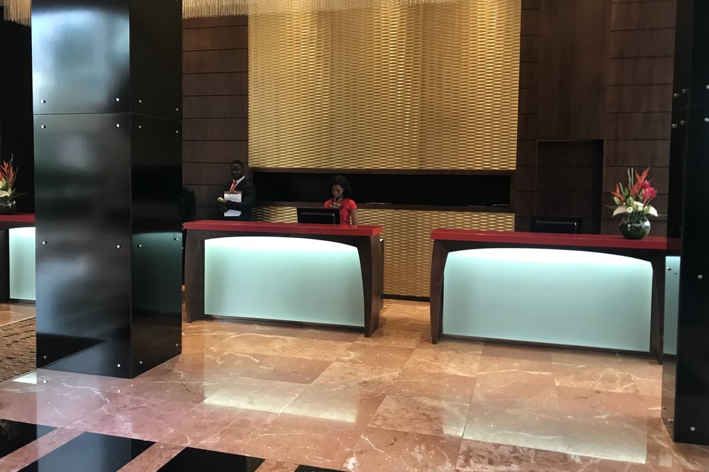 Accra Marriott Hotel – Check-in desks