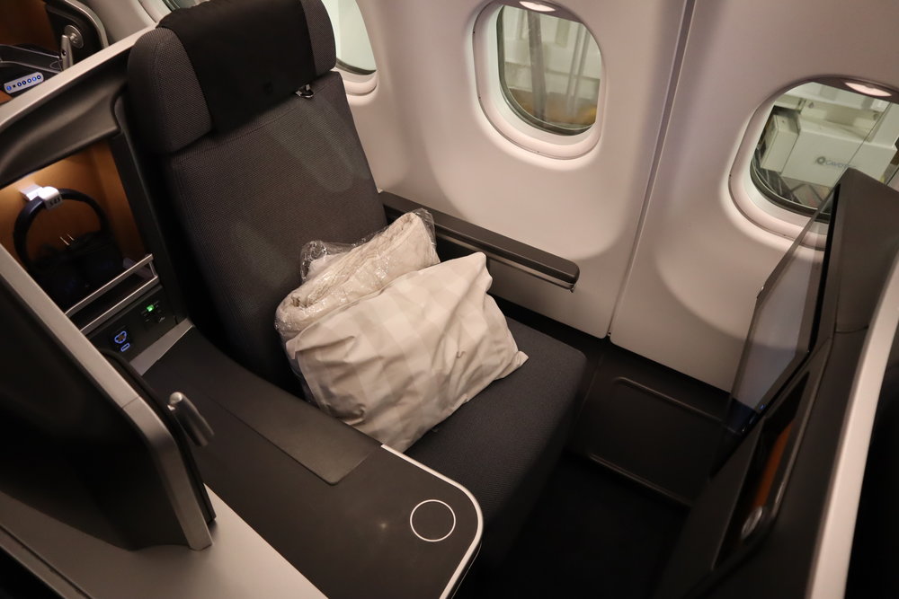 SAS business class – Seat 6A