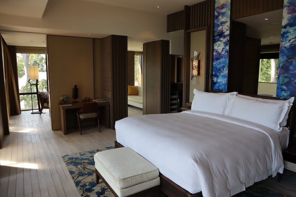 The Ritz-Carlton, Langkawi – Rainforest Junior Suite bedroom