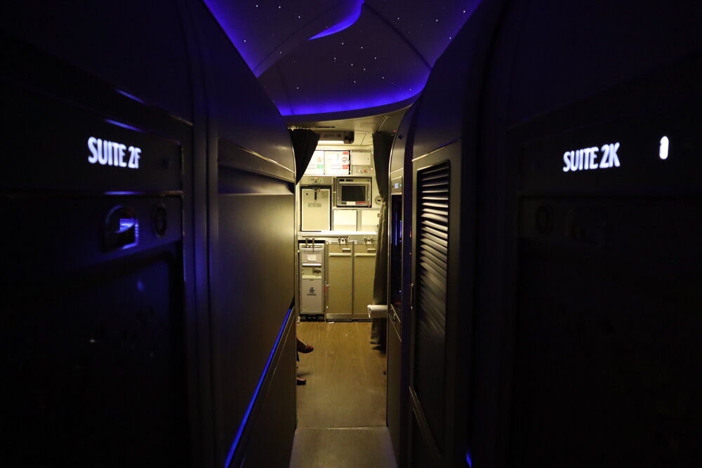 Emirates 777 New First Class – Aisle