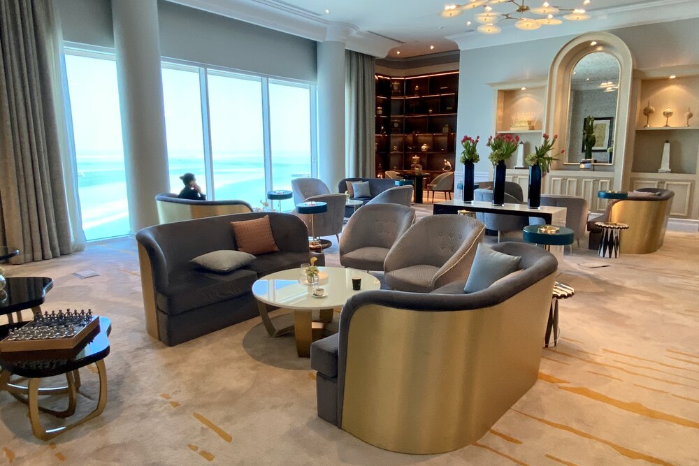 The Ritz-Carlton, Doha – Club Lounge seating area