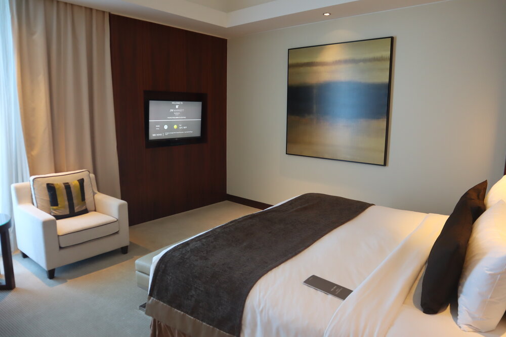 JW Marriott Marquis Dubai – Seaview King Room bedroom