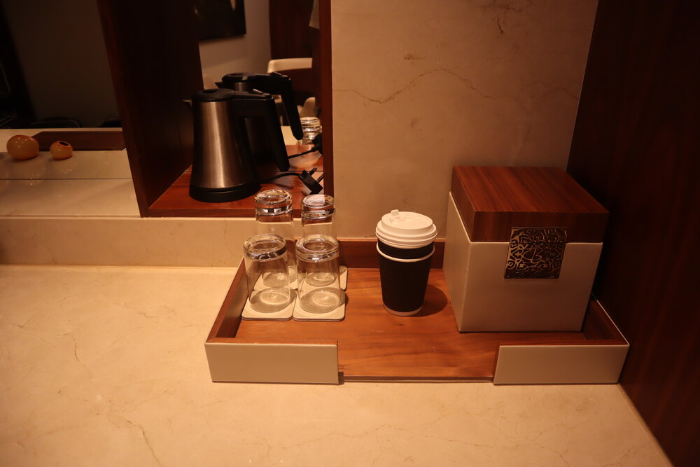 JW Marriott Marquis Dubai – Deluxe Corner Suite coffee &amp; tea