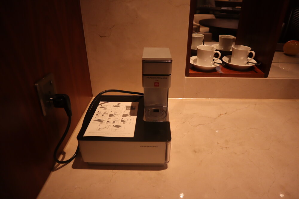 JW Marriott Marquis Dubai – Deluxe Corner Suite coffee machine