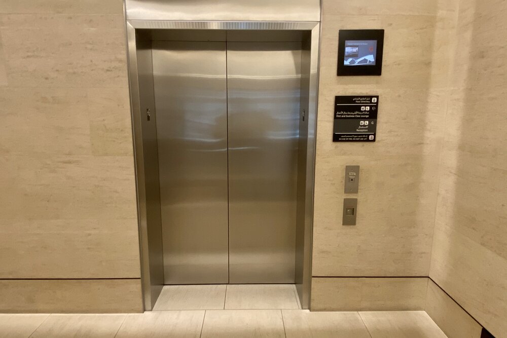 Qatar Airways Arrivals Lounge Doha – Elevator