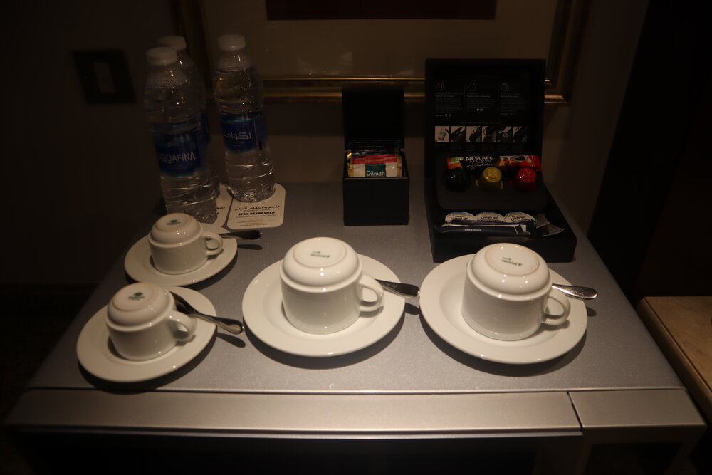 Sheraton Oman – Studio Suite coffee &amp; tea kit