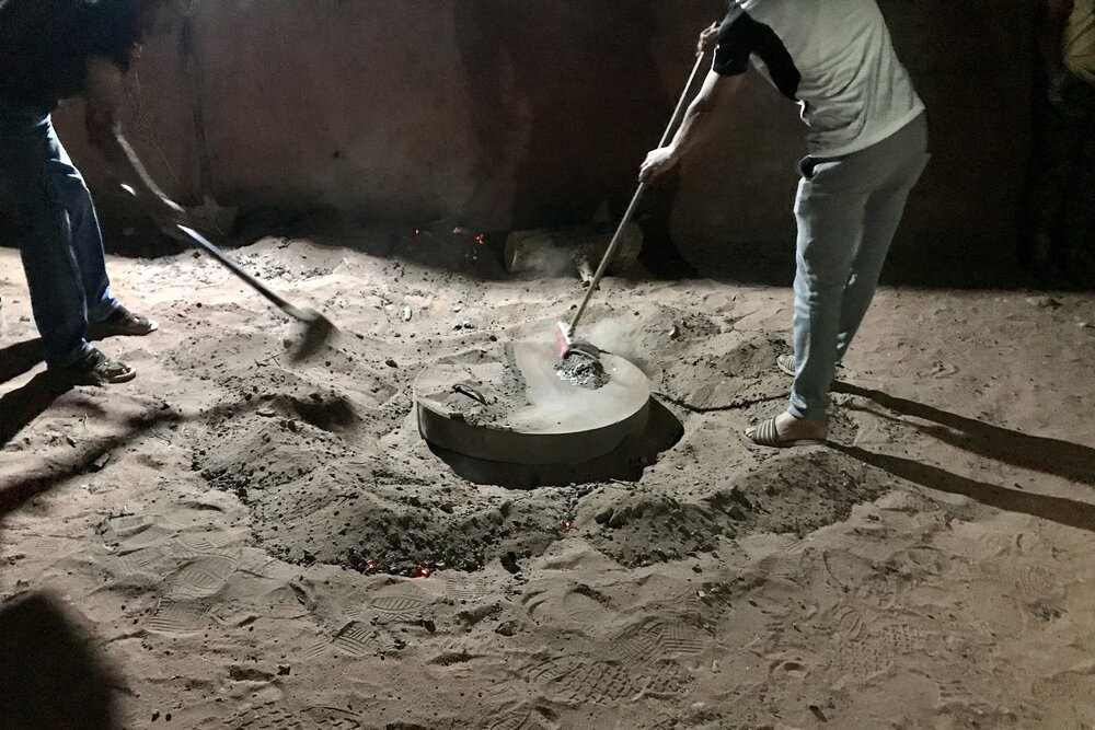 Traditional Bedouin dinner at Wadi Rum Bedouin Camp