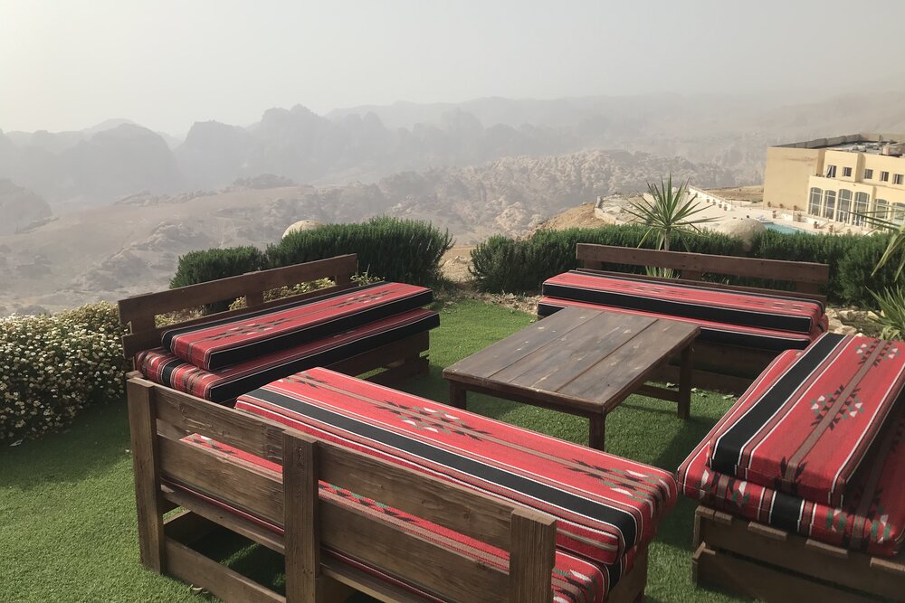 Petra Marriott Hotel – Outdoor seating area