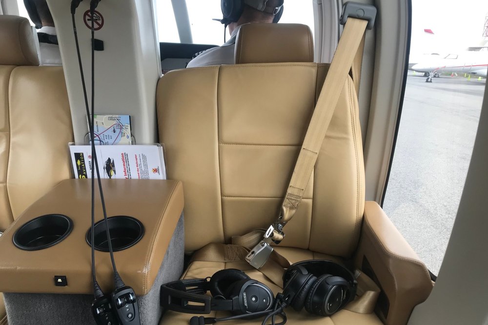 BLADE Helicopters – Xcel Bell 407 passenger seat