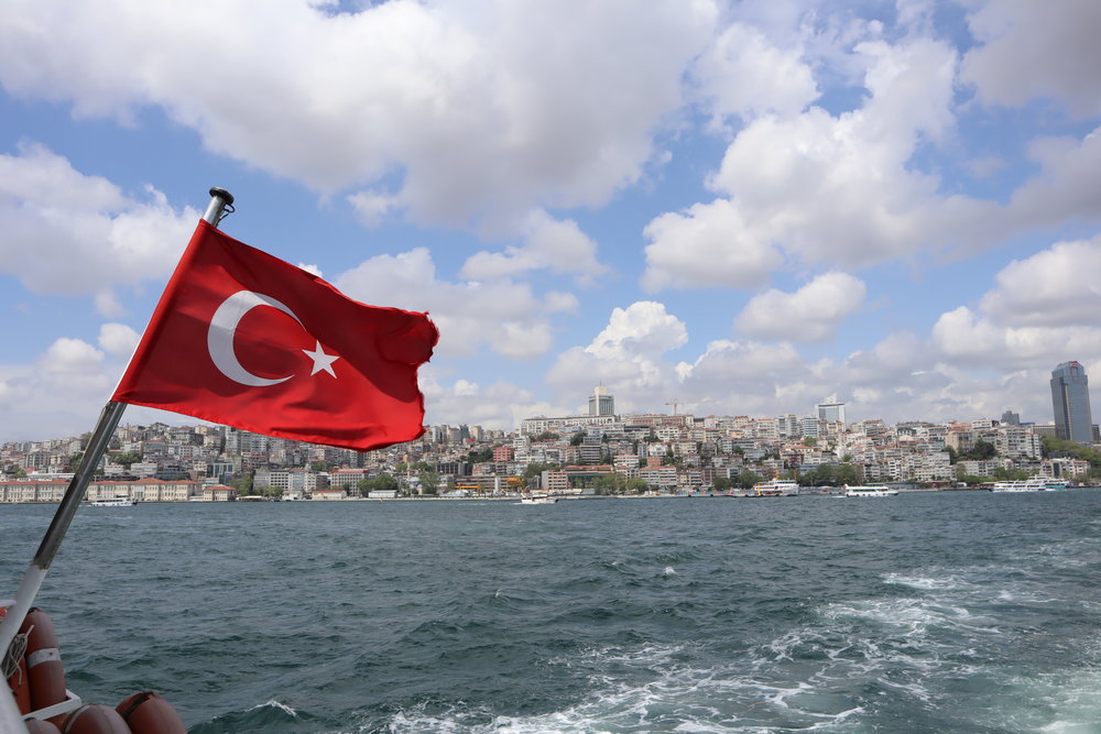 Ferry across the Bosphorus