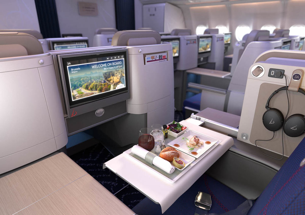 Brussels Airlines A330 business class