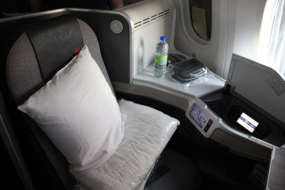 Air Canada 787 business class