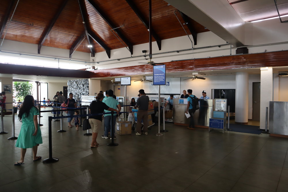 Pohnpei International Airport – United Airlines check-in desk