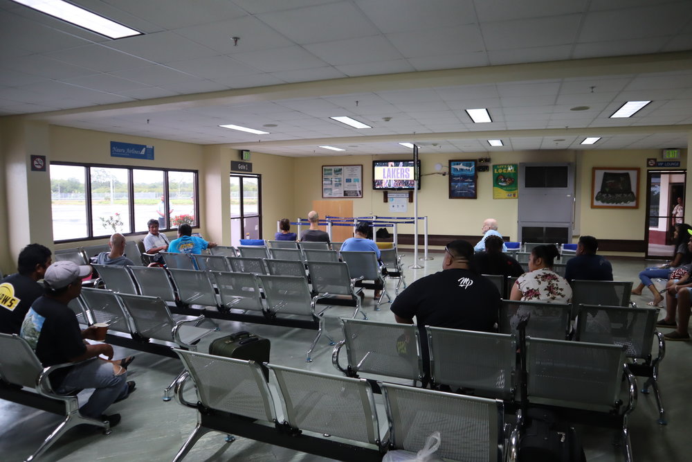 Pohnpei International Airport – Waiting room