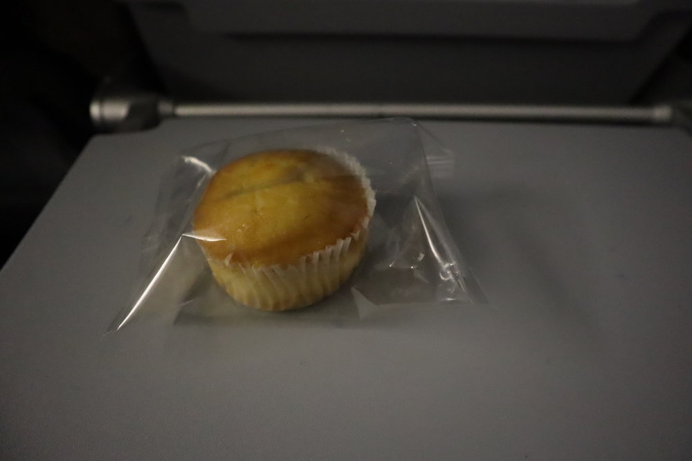 United Flight 155 – In-flight “snack”