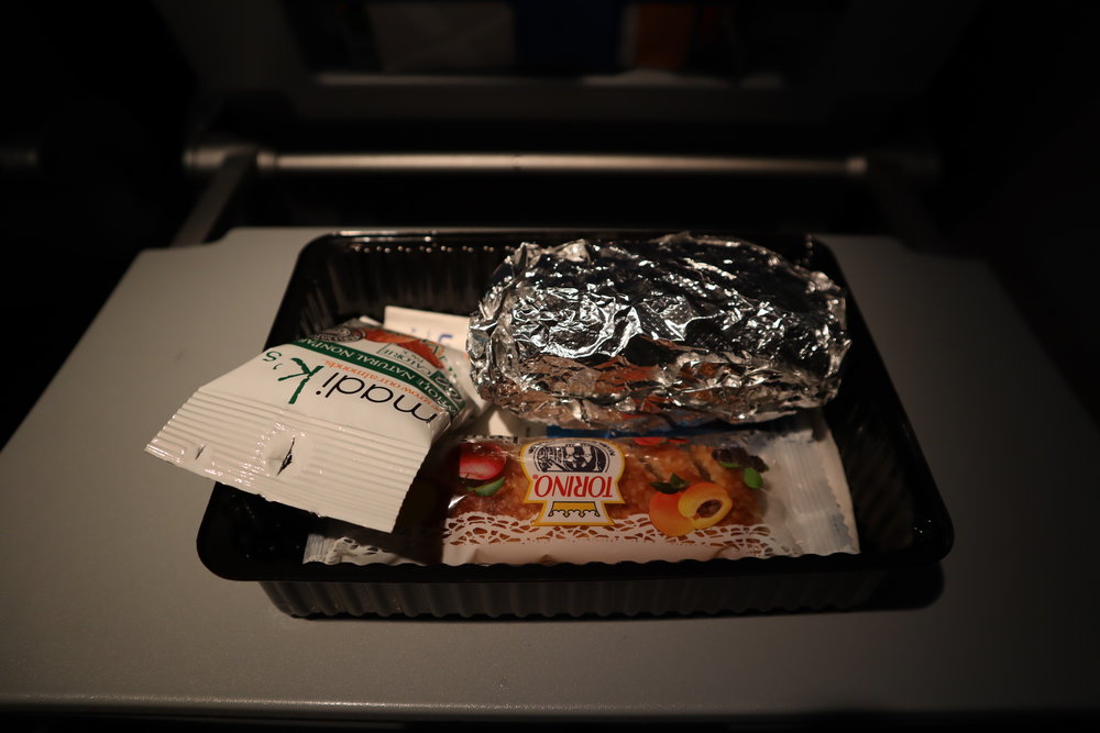 United Flight 155 – In-flight meal