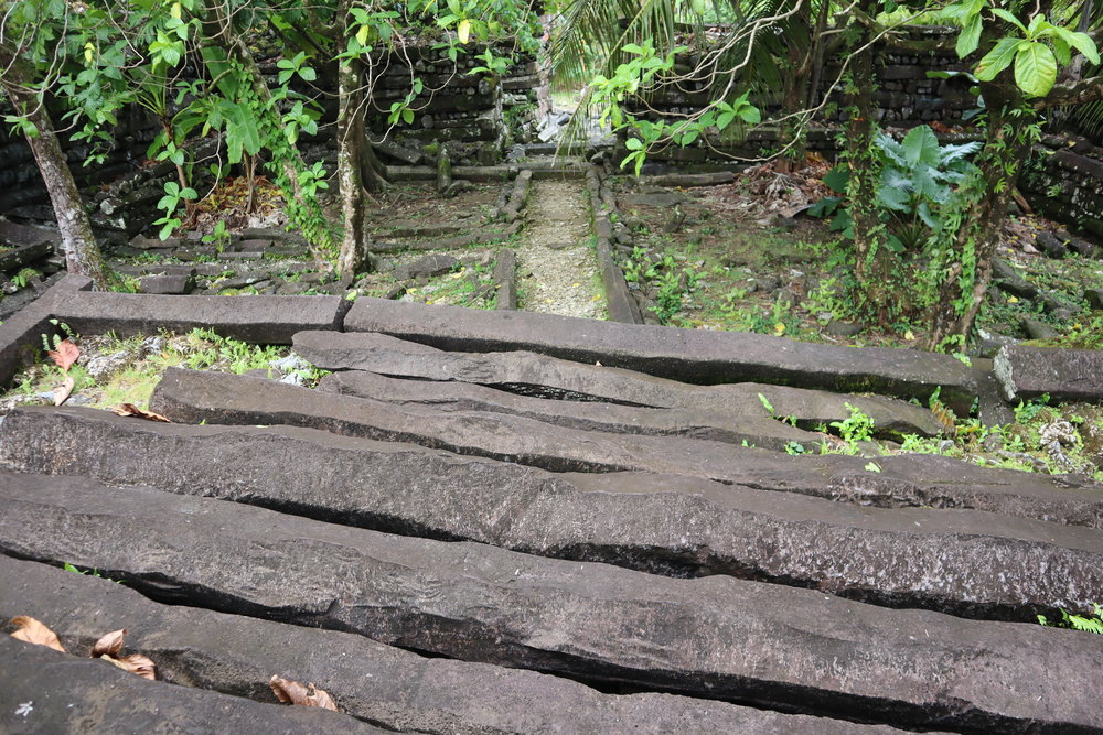 Nan Madol – Atop the central stone altar