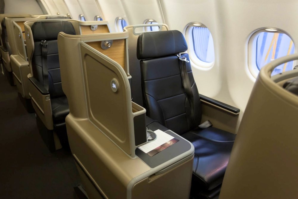 Qantas domestic A330 business class