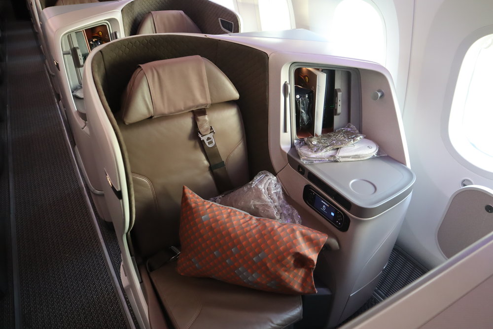 Singapore Airlines 787-10 business class – Seat 11A