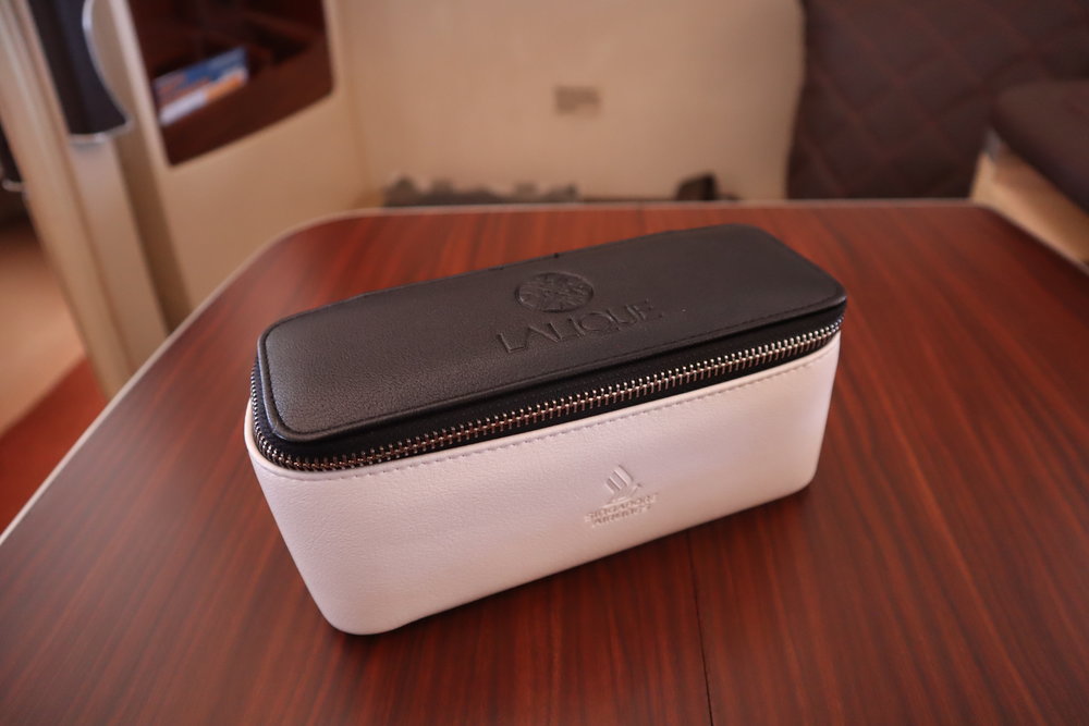 Singapore Airlines Suites Class – Lalique amenity kit