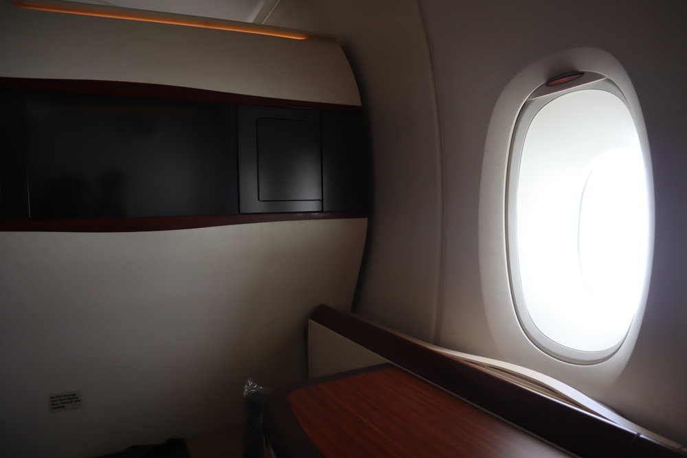 Singapore Airlines Suites Class – Window seat