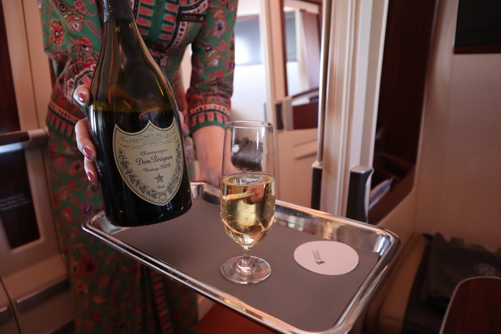 Singapore Airlines Suites Class – 2009 Dom Perignon