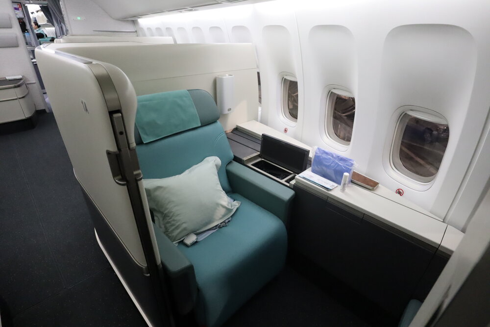 Korean Air 747 First Class – Seat 1A