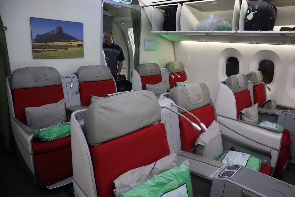 Ethiopian Airlines business class – Cabin