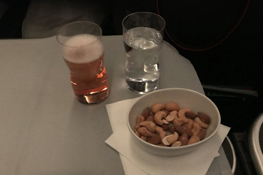 SAS business class – Rosé champagne