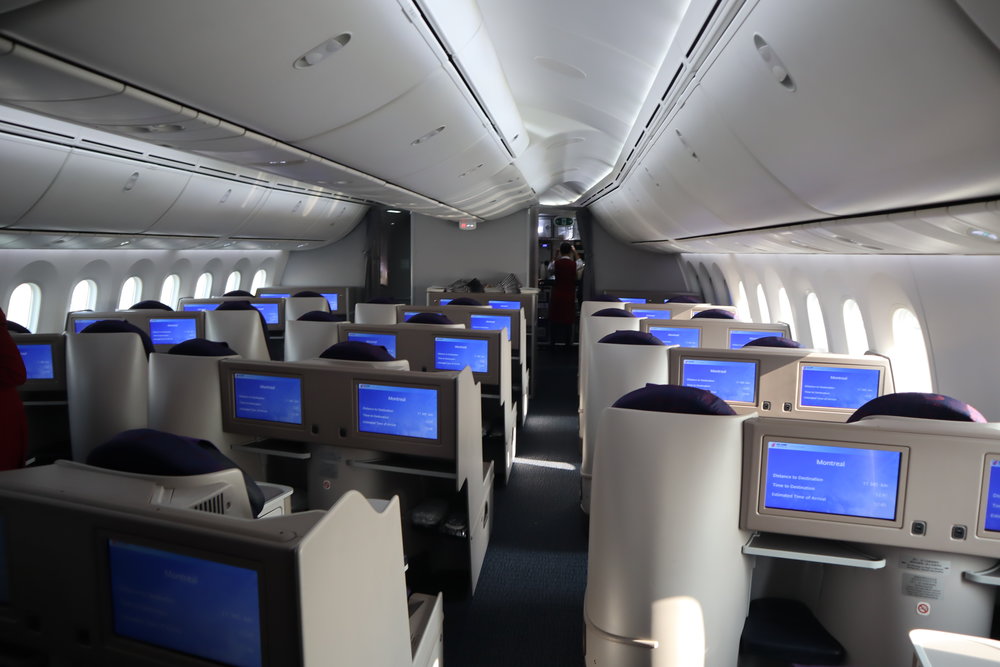 Air China business class – Cabin