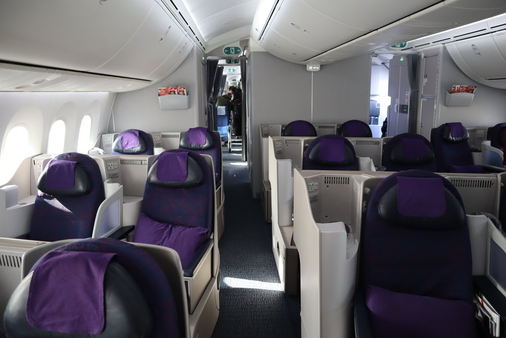 Air China business class – Cabin