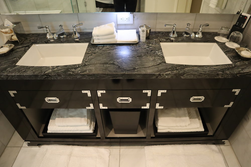 St. Regis Toronto – Two-bedroom suite master bathroom sinks