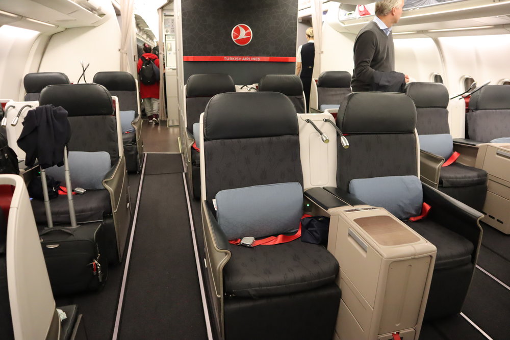 Turkish Airlines A330 business class – Cabin