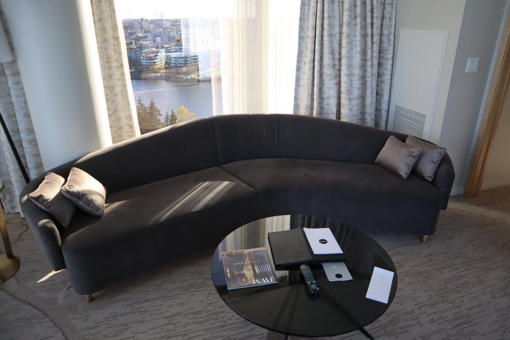 JW Marriott Parq Vancouver – Living room couch